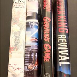 Stephen King Books Lot of 4 Revival Gerald's Game Buick 8 Everything's Eventual